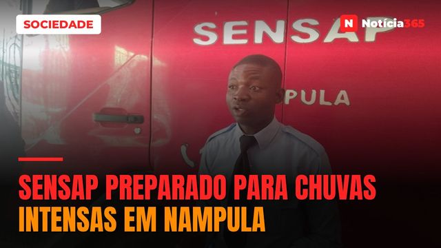 SENSAP preparado para chuvas intensas em Nampula