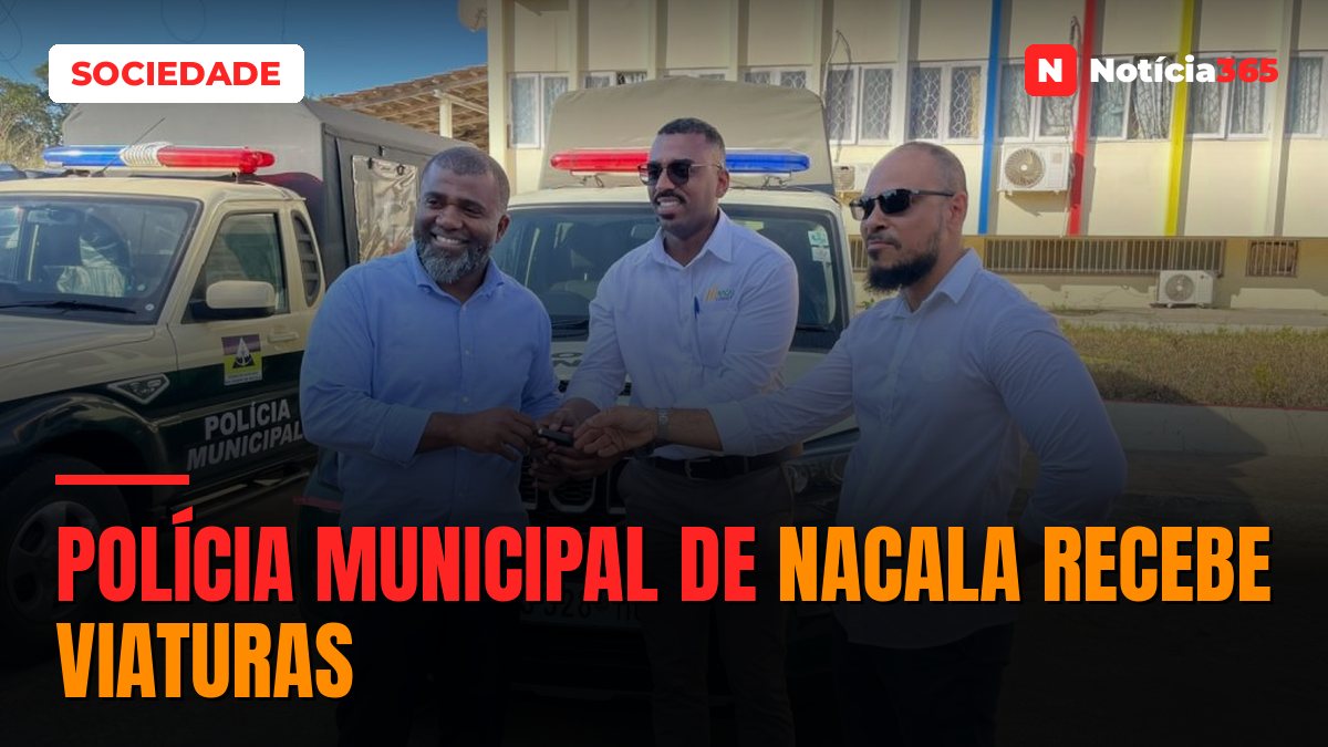 Polícia Municipal de Nacala recebe viaturas