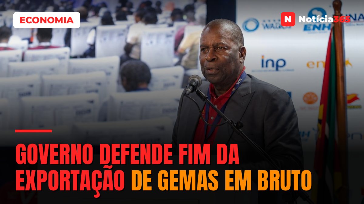 Governo defende fim da exportação de gemas em bruto
